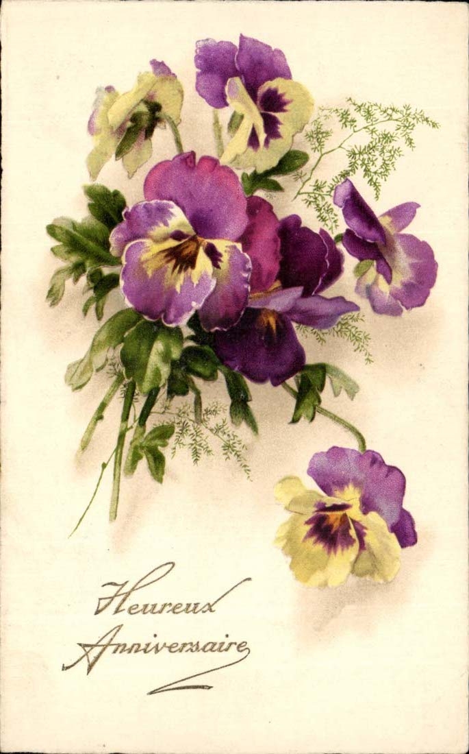 CPA Happy Fantasy birthday (flowers)