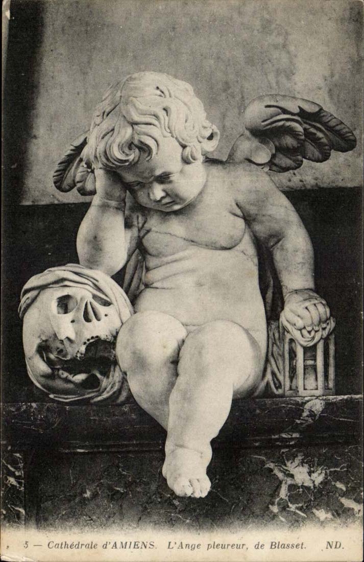 Amiens CPA Cathedral the whining angel of Blasset