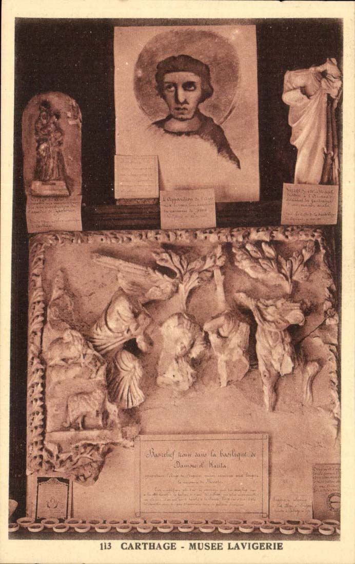 Tunisia Carthage CPA Lavigerie Museum