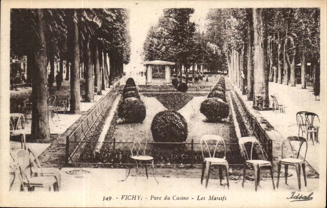 Vichy CPA Places casino the Solid masses