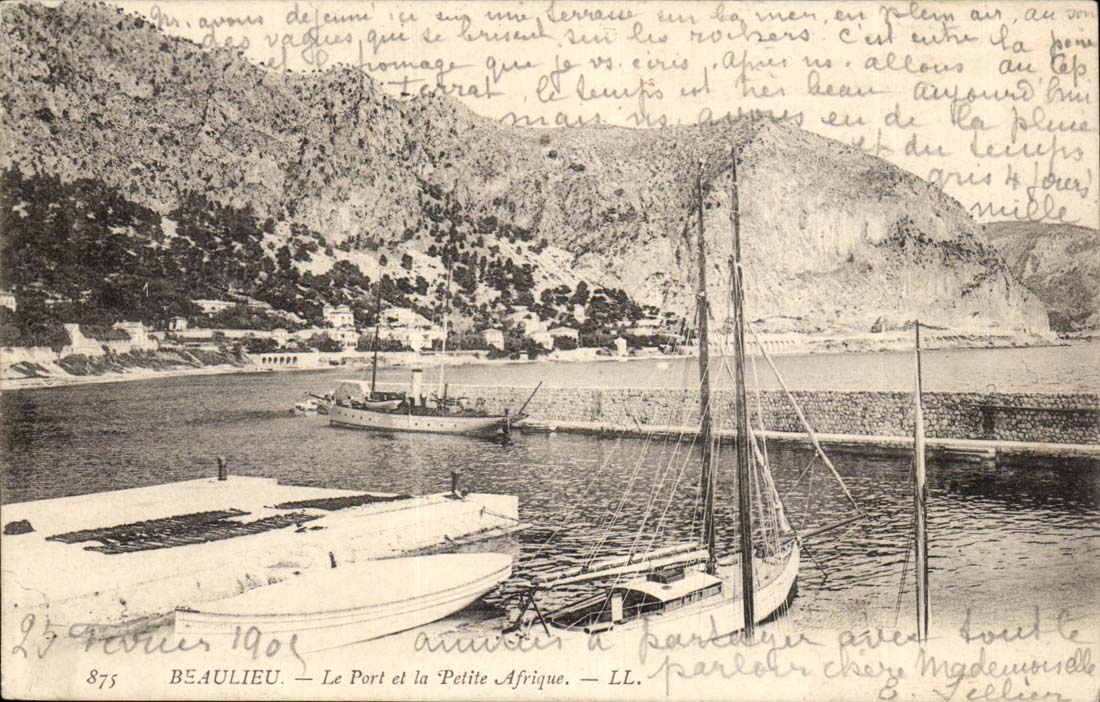 Beaulieu CPA der Hafen und das kleine Afrika