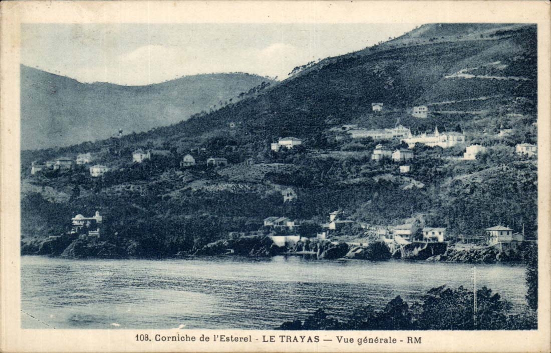 Gesims Esterel CPA Trayas der Ansicht