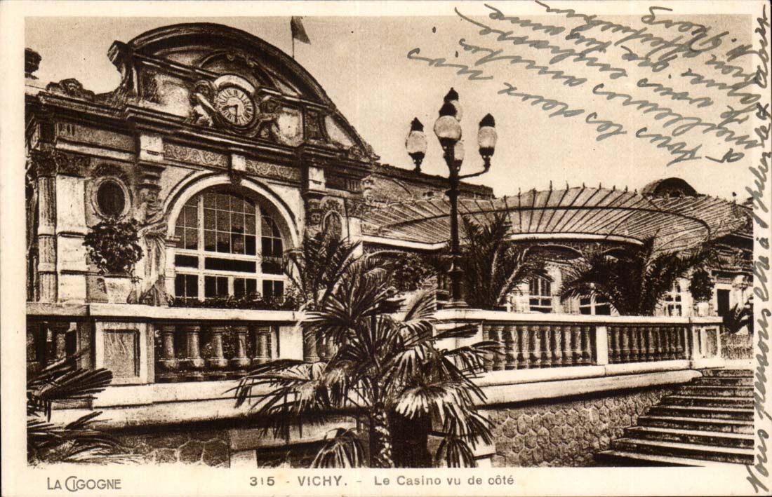 Vichy CPA the casino seen of dimension