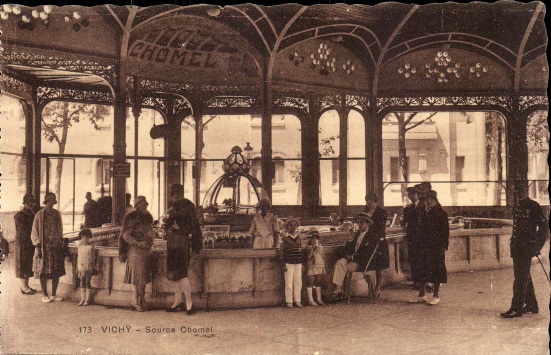 Vichy CPA Chomel Source