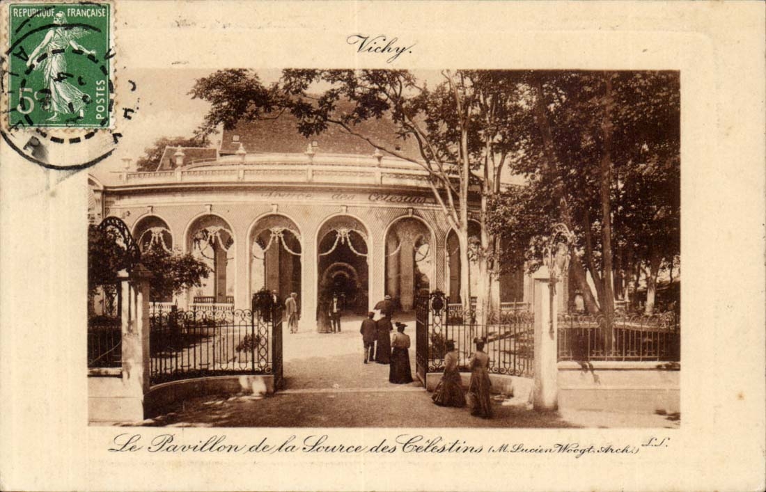 Vichy CPA the house of the source of Celestins