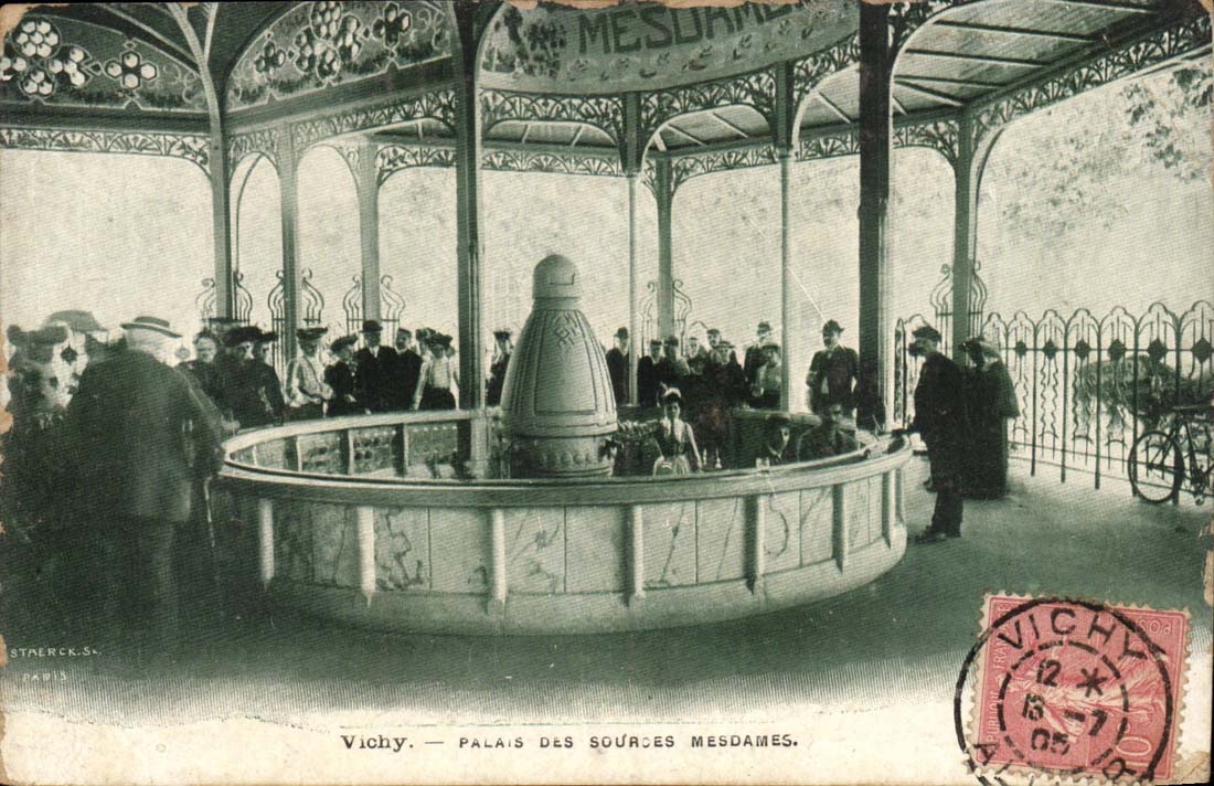 Vichy CPA Palate of the Mesdames sources