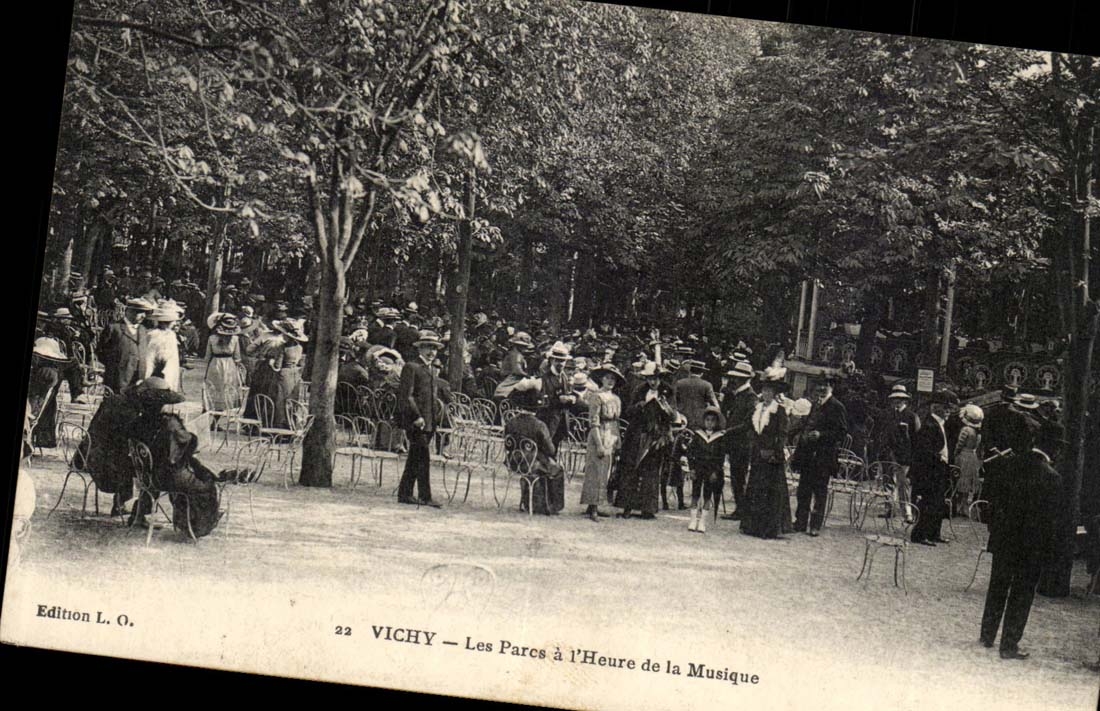 Vichy CPA parks per hour of the music