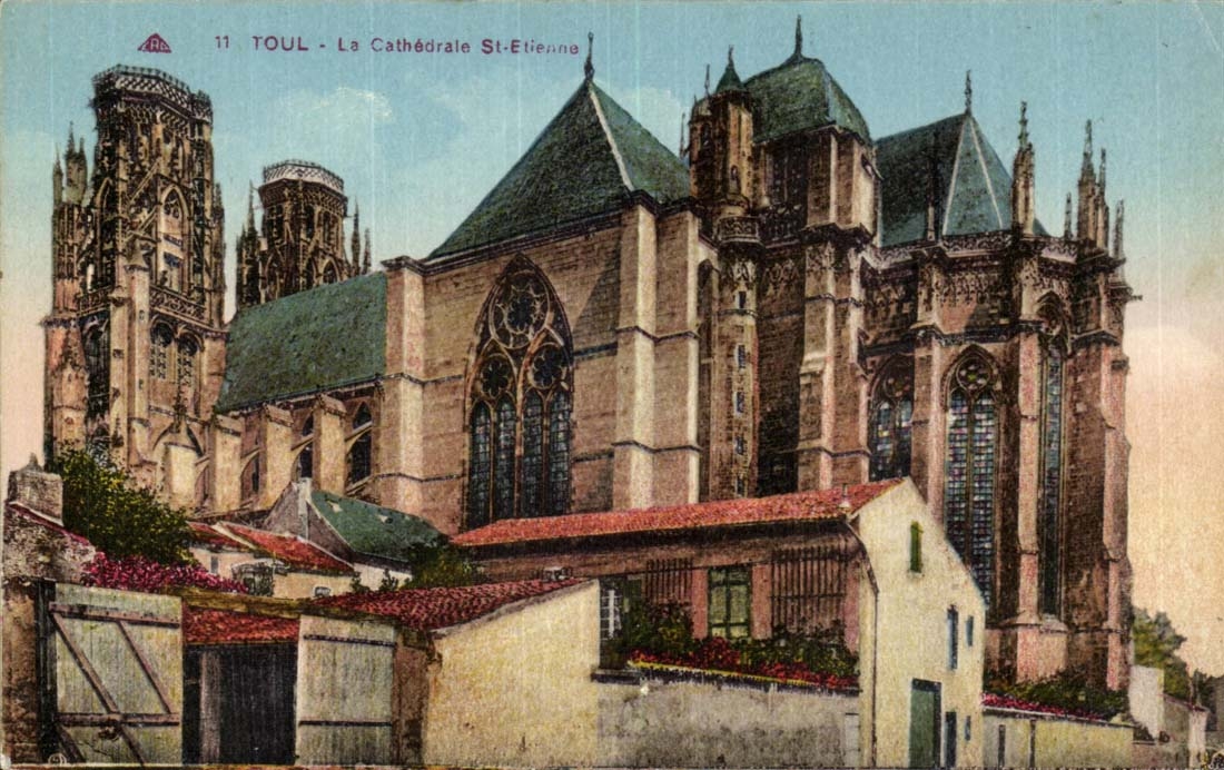 Toul CPA the cathedral St Etienne