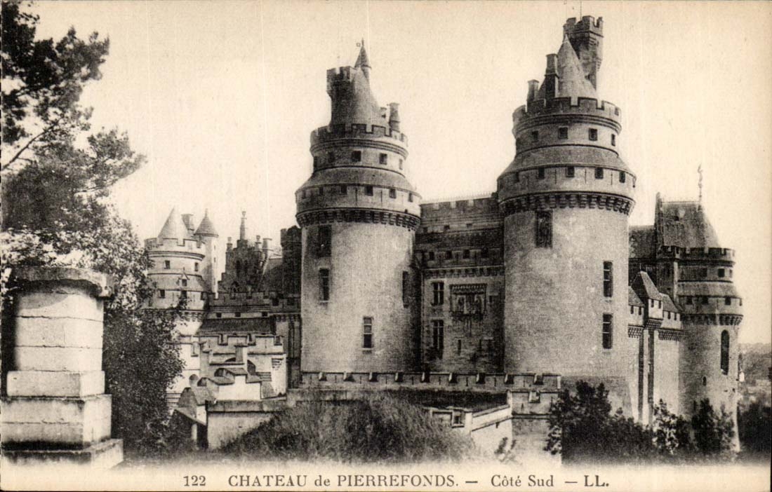 Chateau de Pierrefonds CPA Cote sud