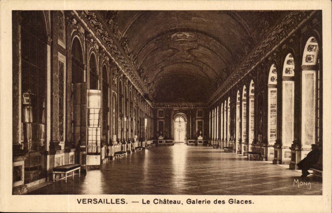 Versailles CPA the castle Gallery of the ices