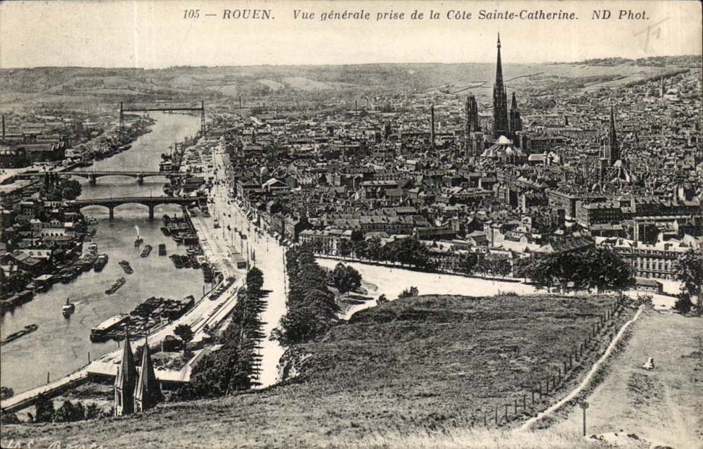 Rouen CPA View taken of the Dimension Sainte Catherine