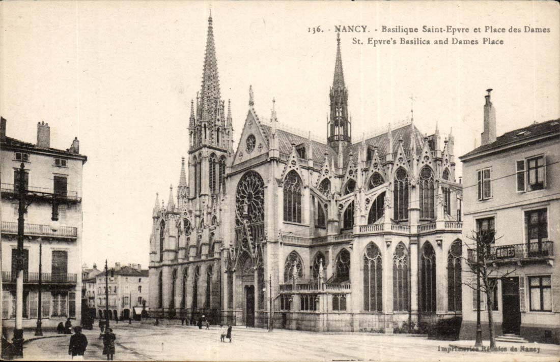 Nancy CPA Basilique Saint Pierre et place des Dames