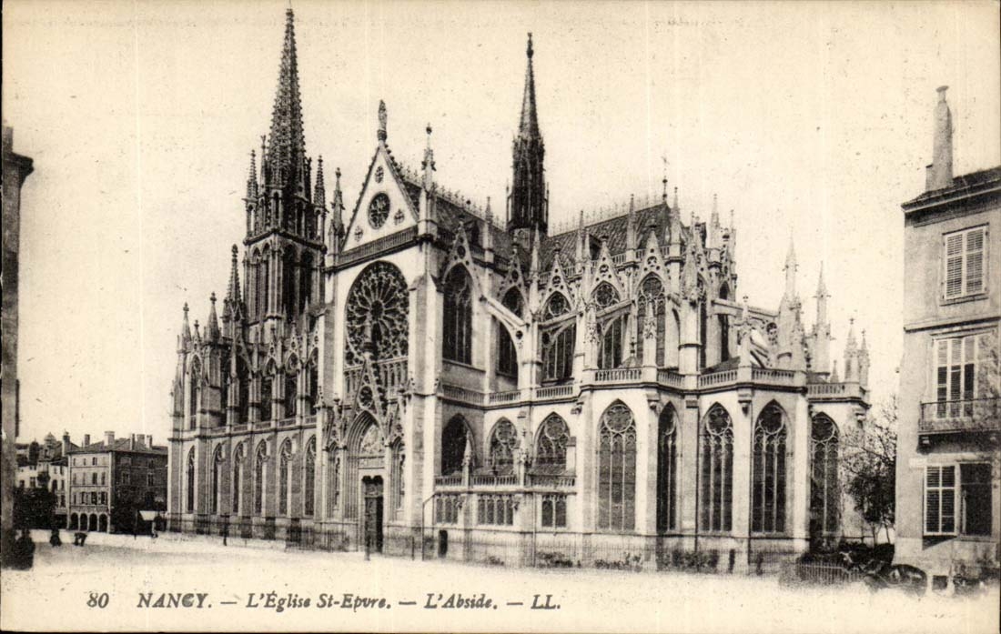 Nancy CPA L'eglise Saint Epvre L'abside