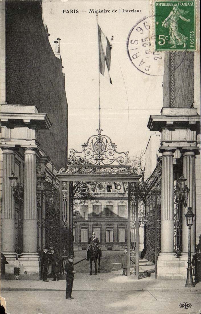 Paris CPA Ministry for the interior