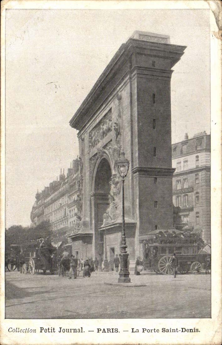 Paris CPA die Tur Saint Denis