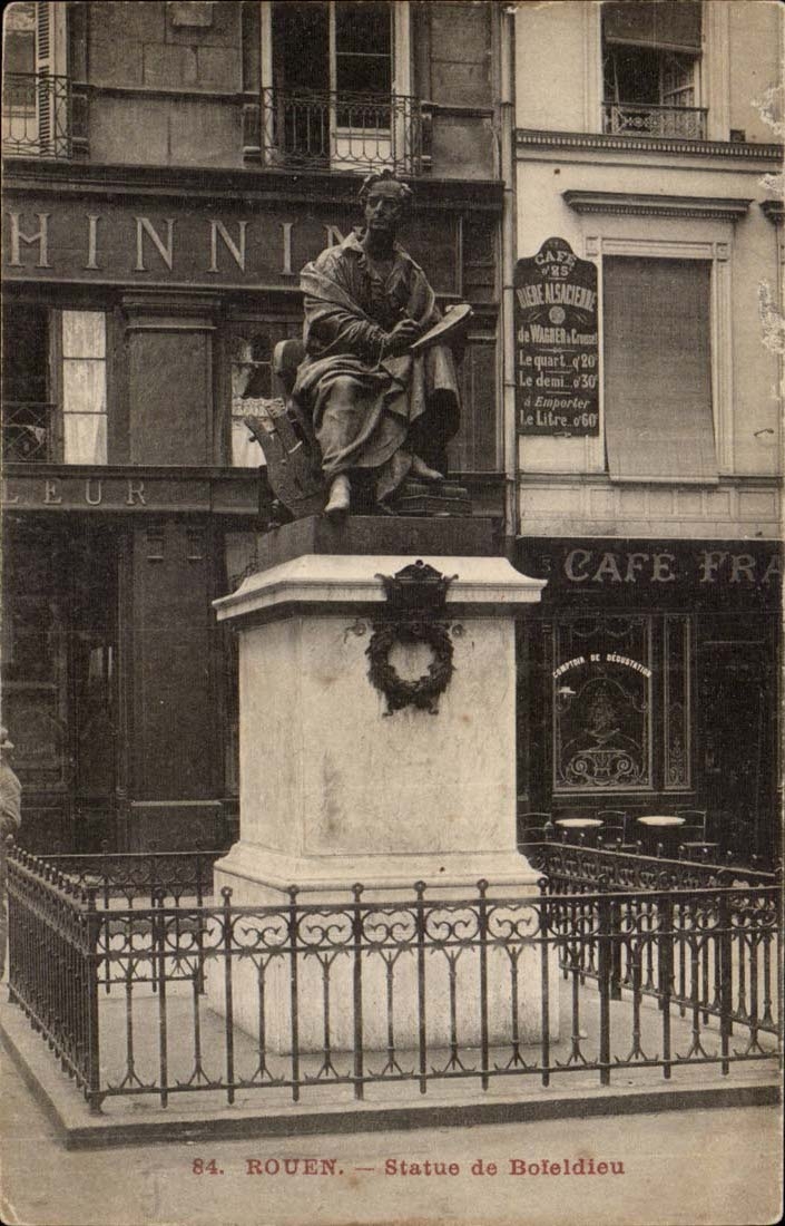 Rouen CPA Statue of Boieldieu