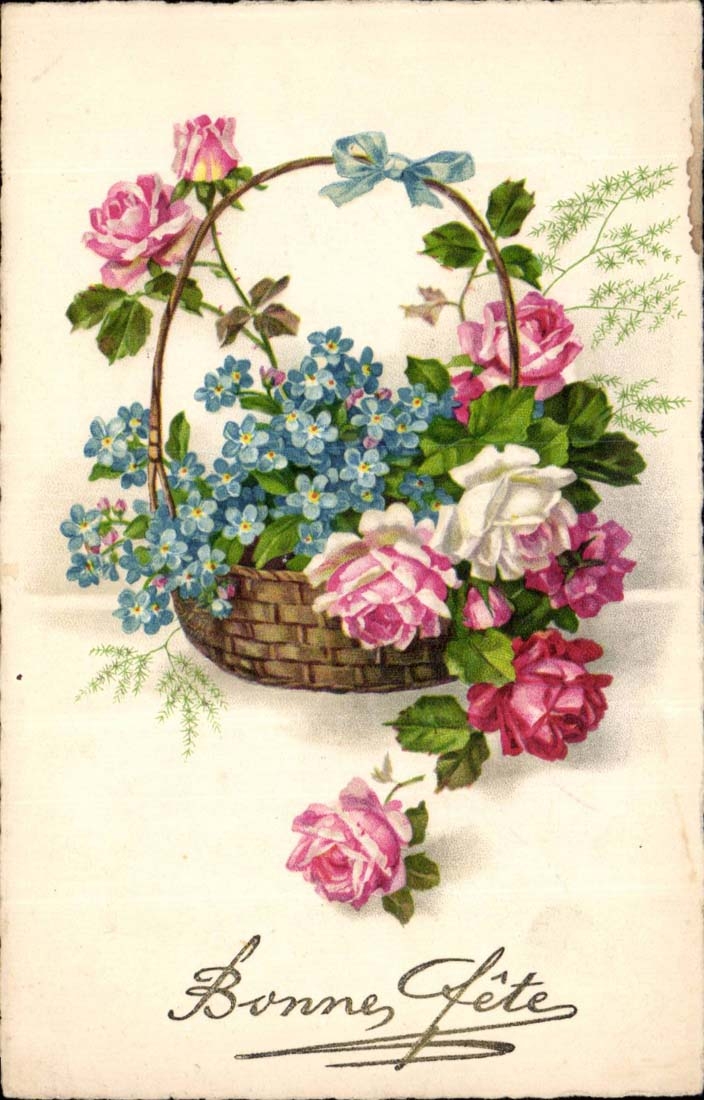 CPA Phantasie-Blumen