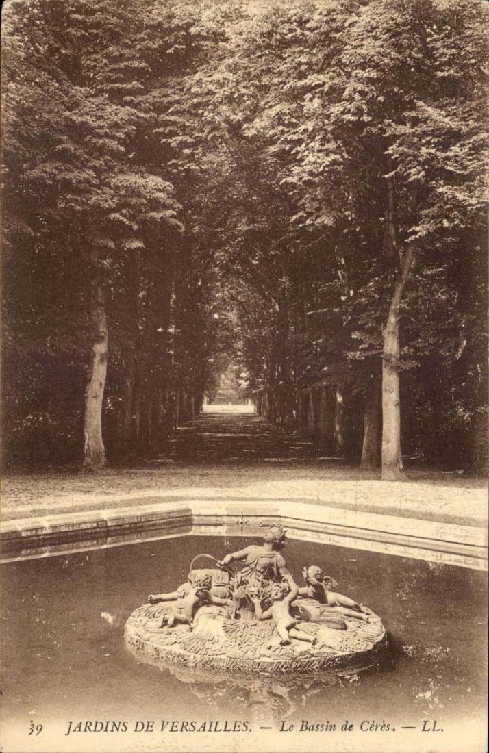 Gardens of Versailles CPA the basin of CEres