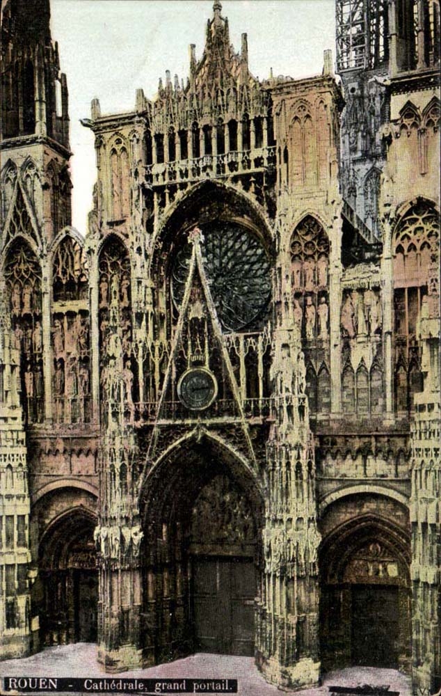 Rouen CPA Cathedral large gate