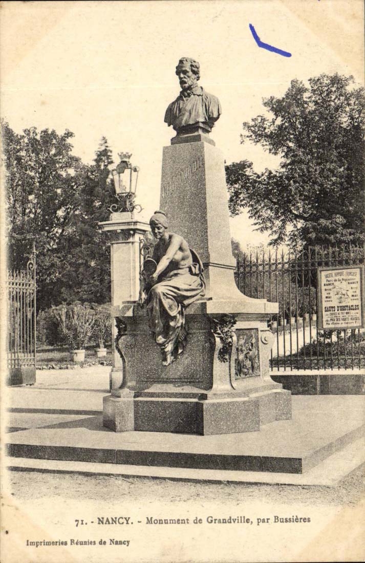 Nancy CPA Monument de Grandville par Bussieres