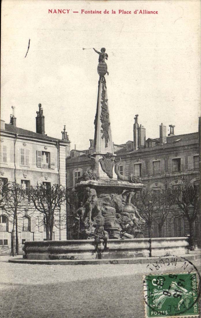 Nancy CPA Fontaine de la place d'alliance