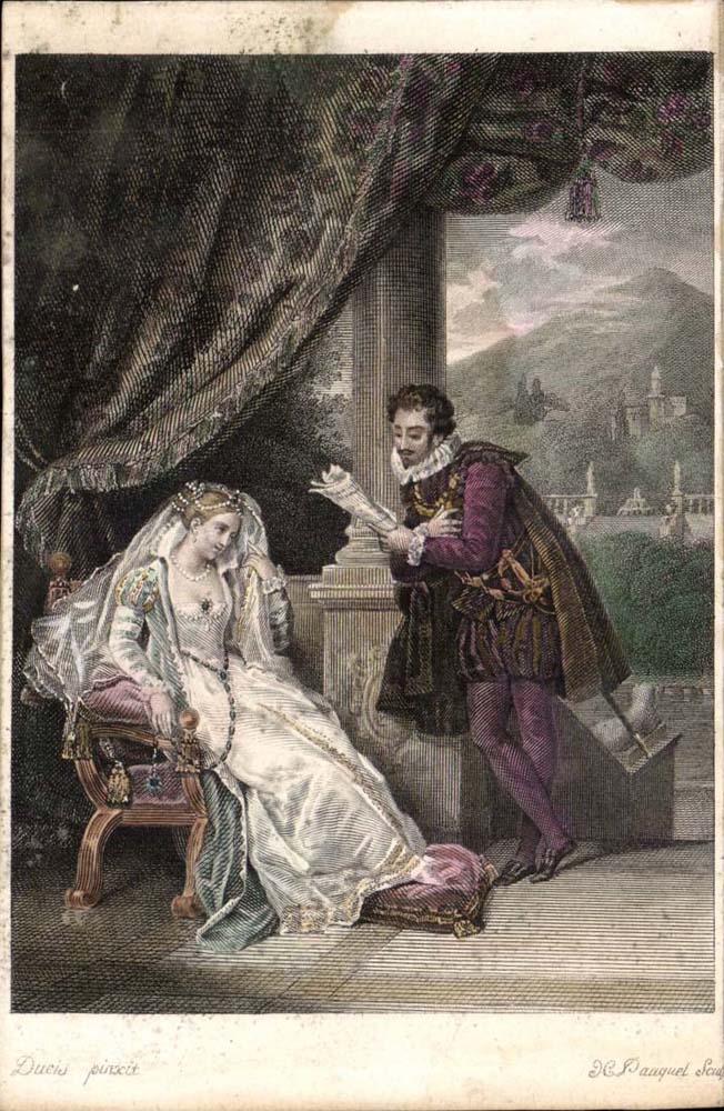 CPA Illustrator Ducis pinxit the reader of the manuscript Fantasy