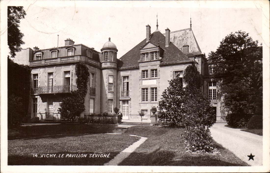 Vichy CPA the SEvigne house