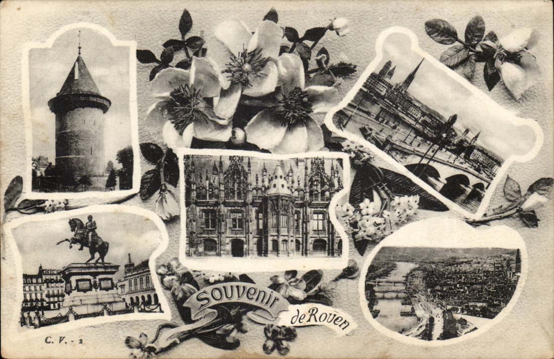 CPA Souvenir of Rouen