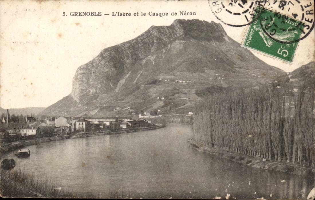 Grenoble CPA the isere and the helmet of Neron