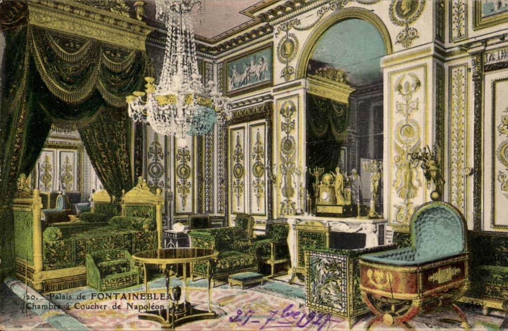 CPA Palais of Fontainebleau Chambre has to sleep of Napoleon