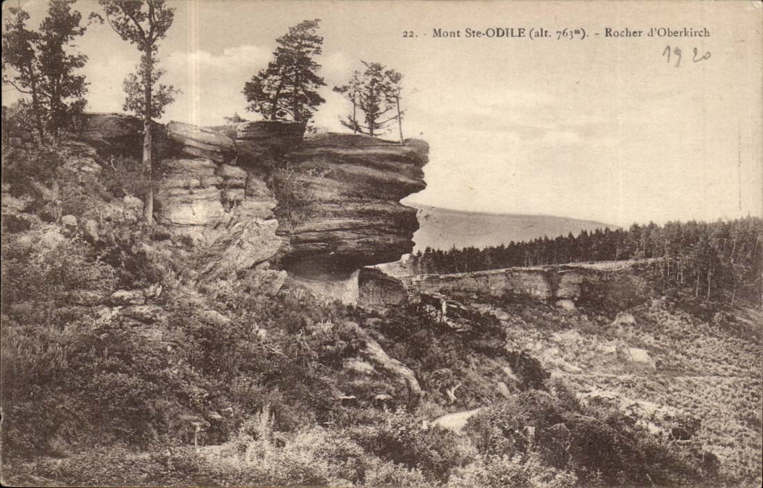 CPA Mont Saint Odile Rock of Oberkirch