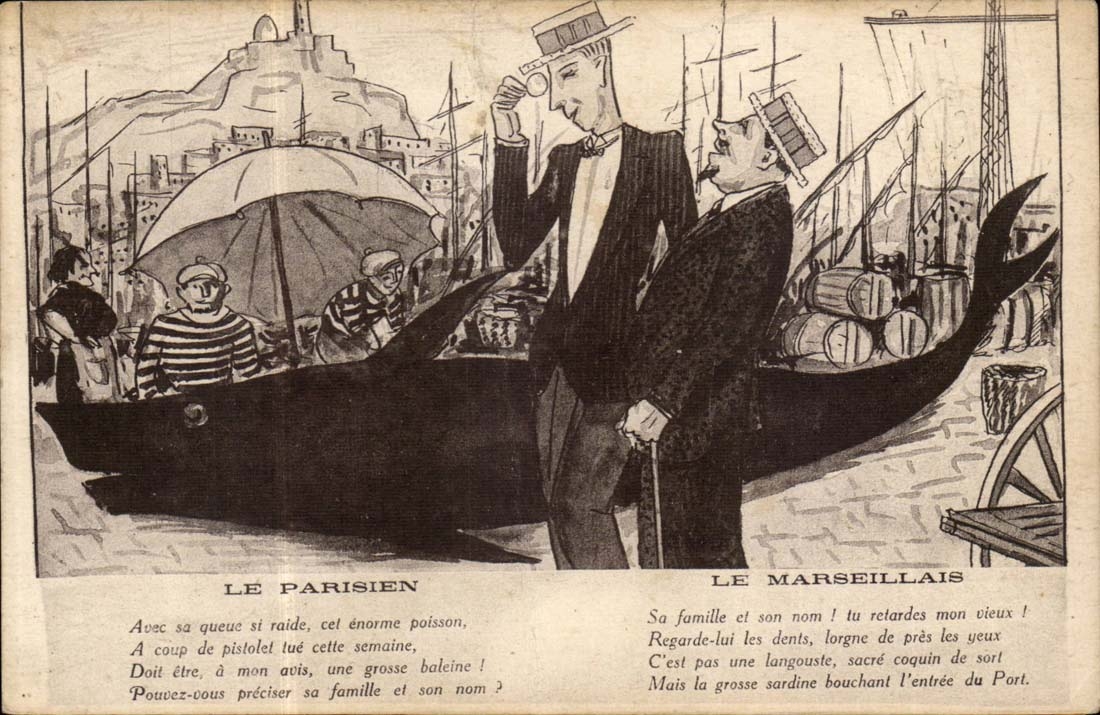 CPA Fantasy Parisian the Marseillais