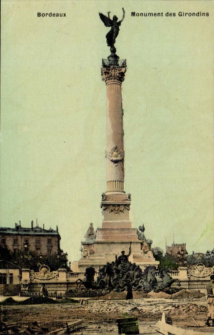Bordeaux CPA Monument of the Of Gironde ones