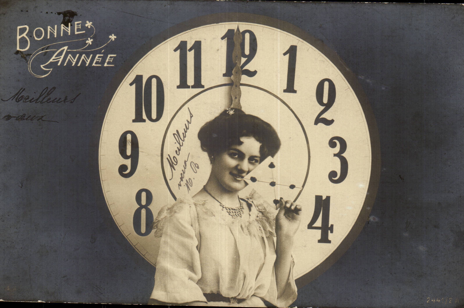 Fantasy - Woman - Good Anne - Clock - CPA