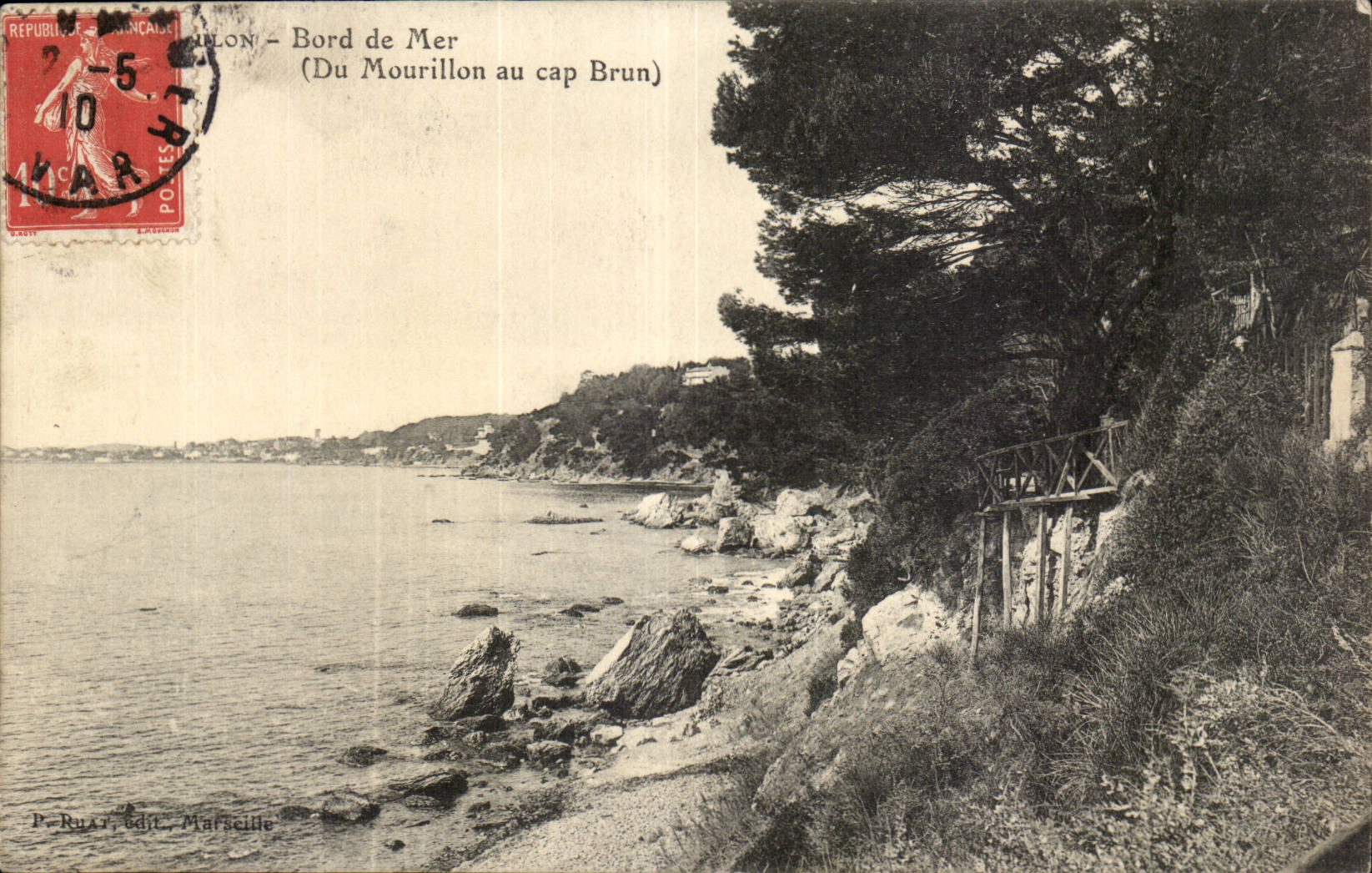 Toulon - Seaside - Of Mourillon in the Brown Cape - CPA