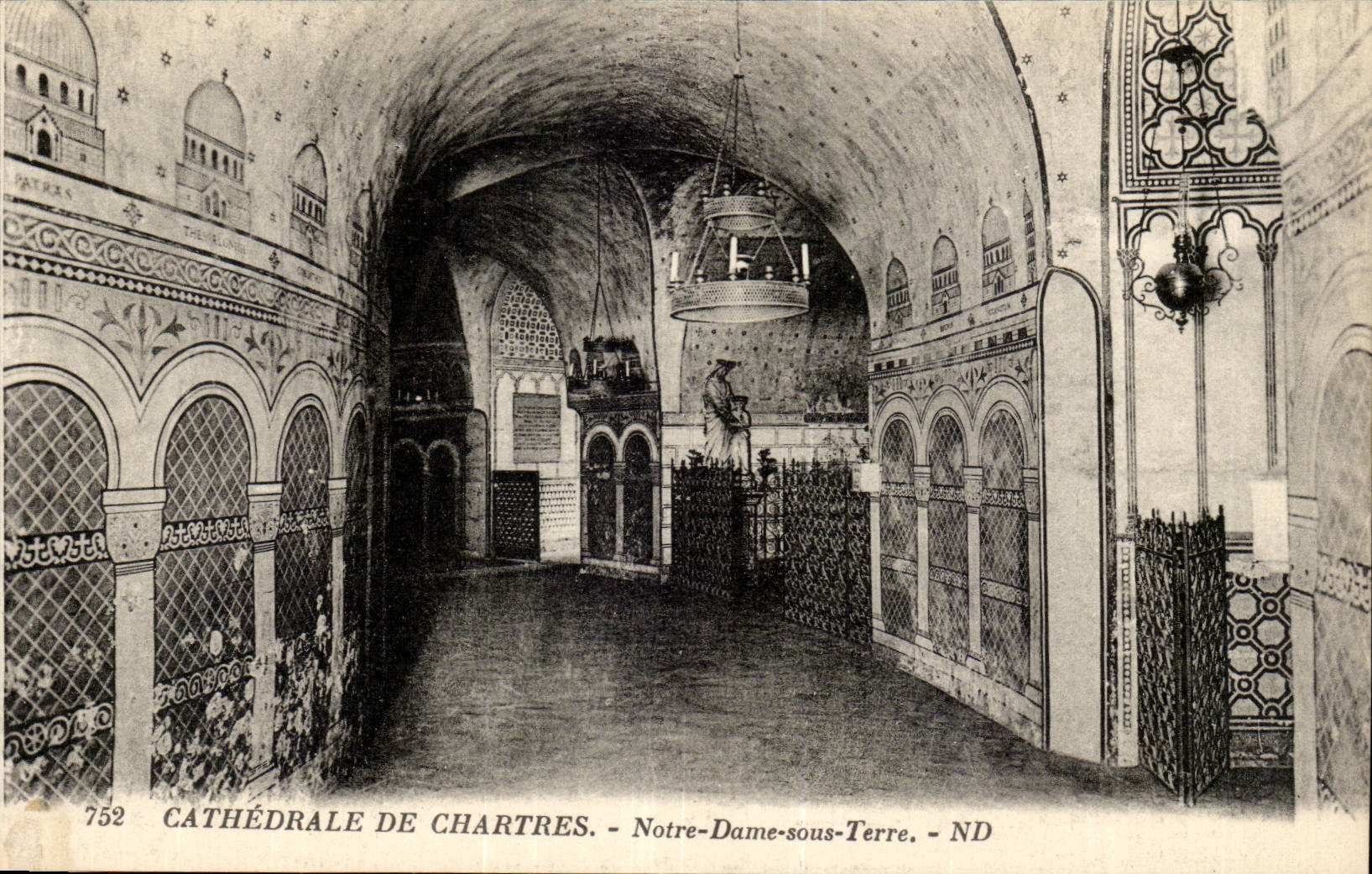 Chartres - Notre Dame under Ground CPA