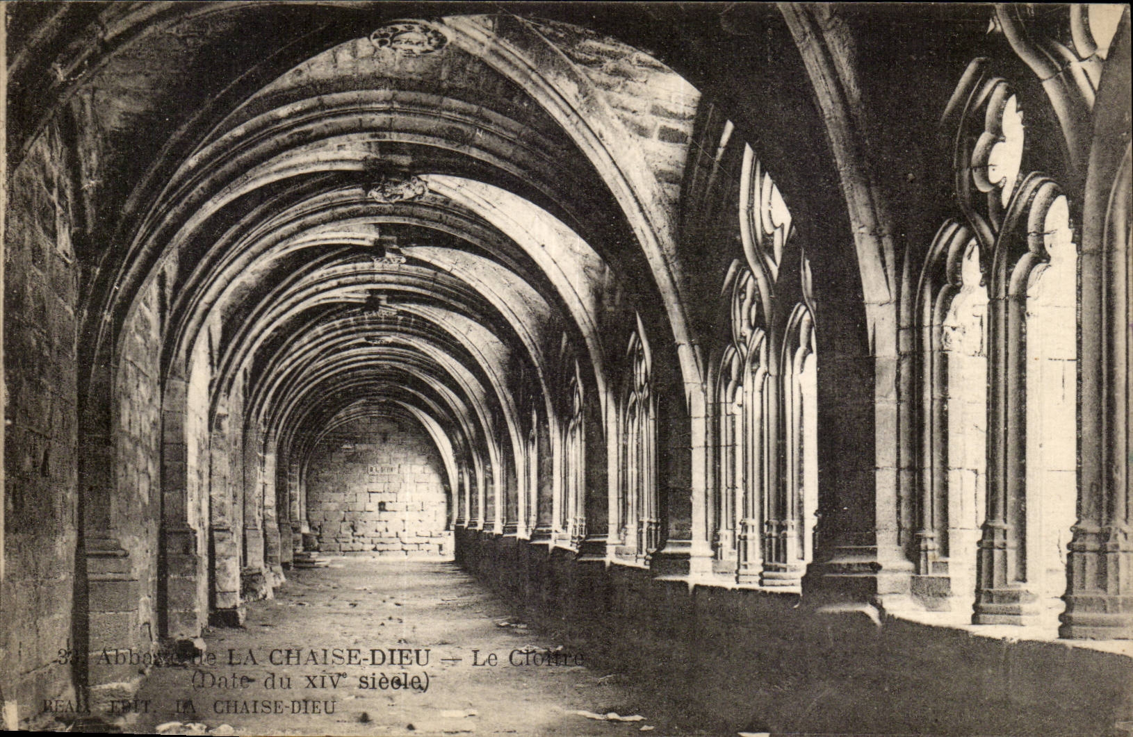 The Chair God - Cloister XIV century CPA