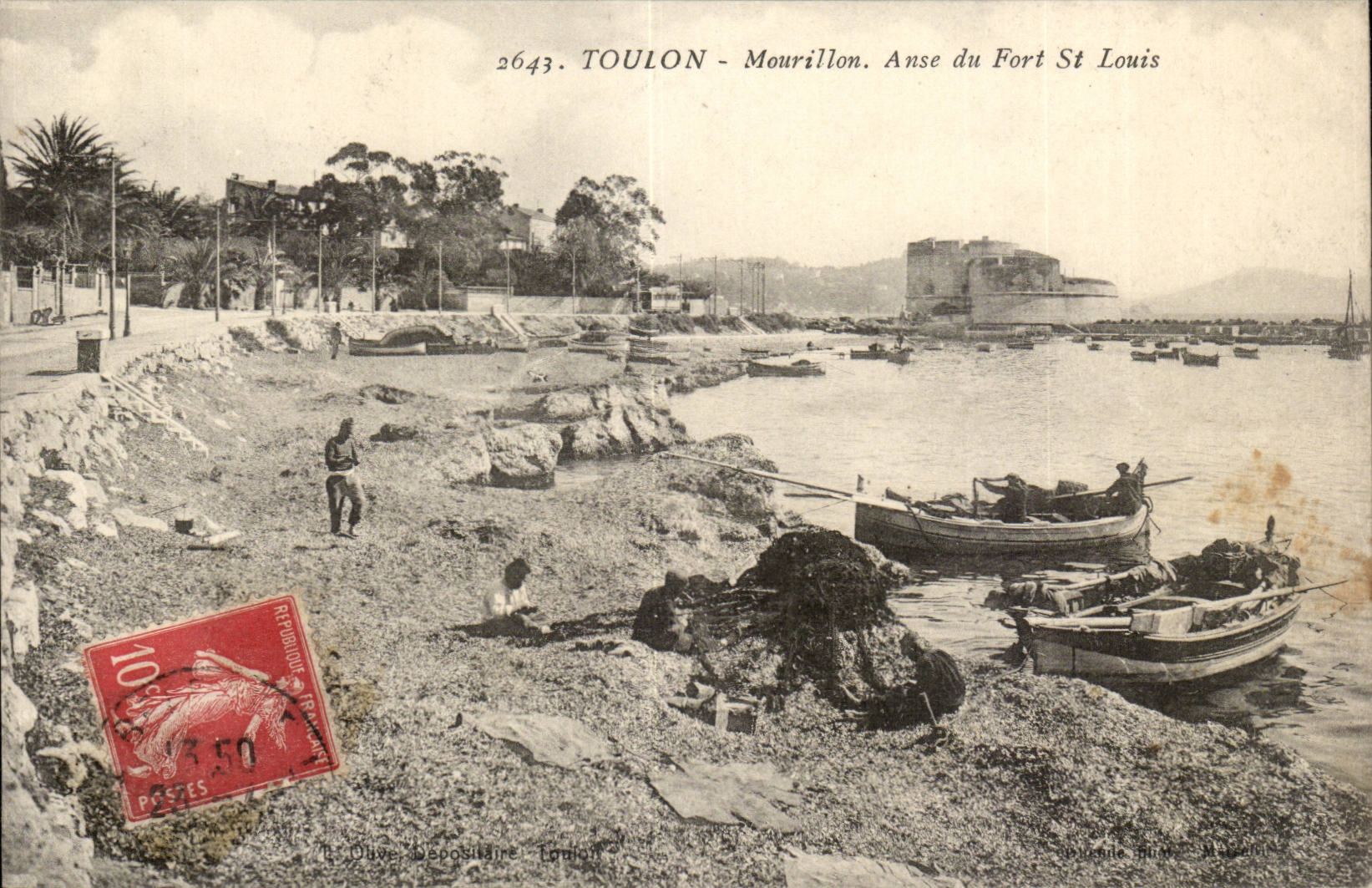 Toulon CPA Mourillon Handle of the strong S tLouis (boats)