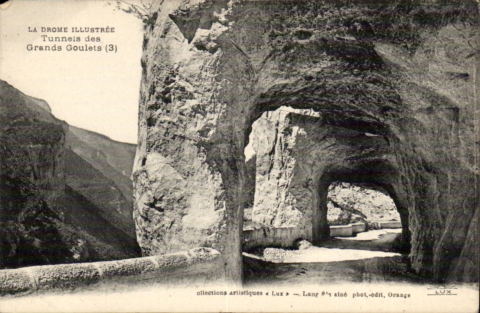 Drome CPA Tunnels der grossen schmalen Teile