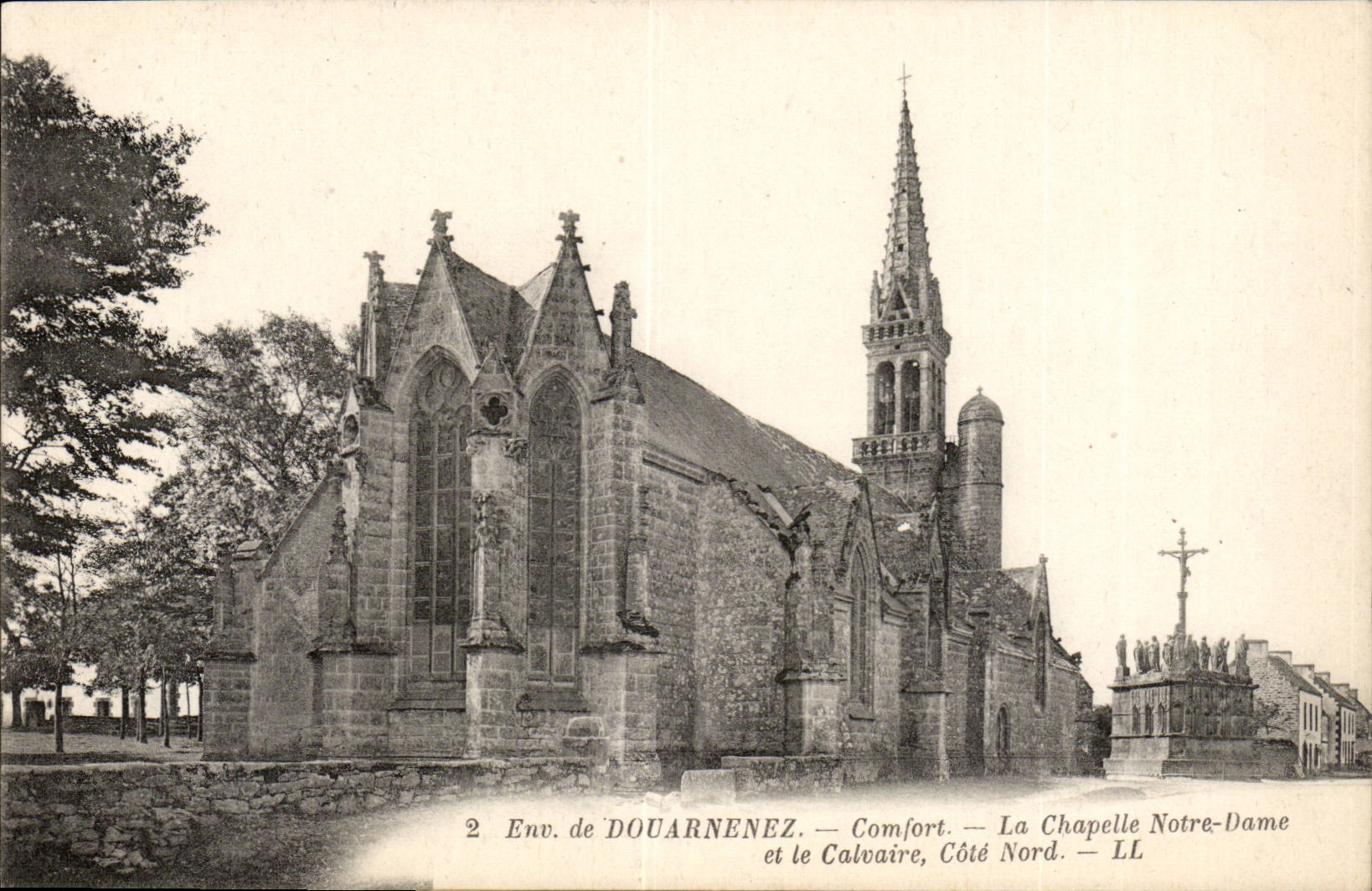 Umlagerungen von Douarnenez CPA trosten die Notre Dame-Wolbung und das Martyrium Mass die Nord sind