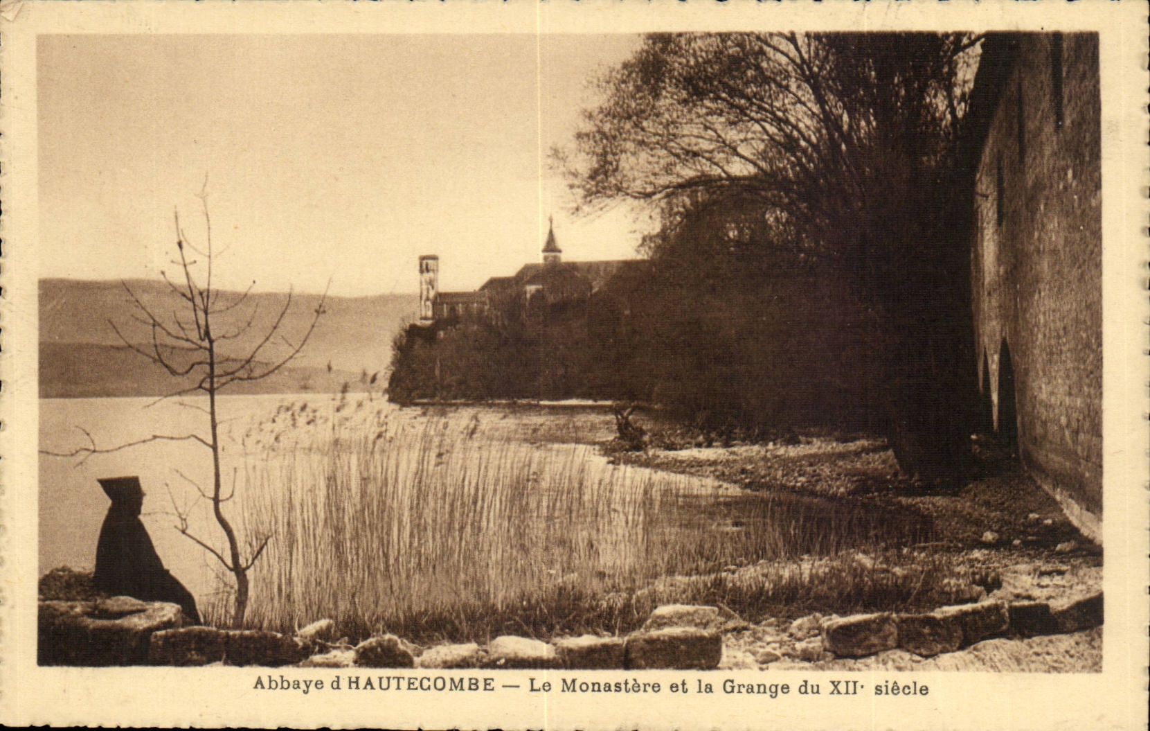 CPA Abbey of Hautecombe the monastery and the barn of 12th