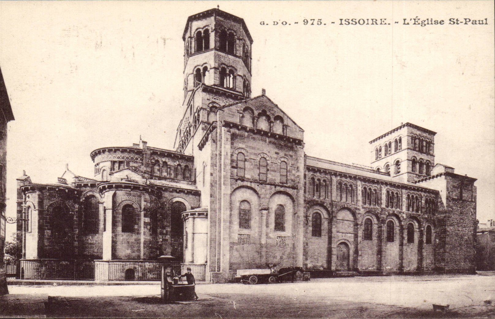 Issoire CPA the church St Paul