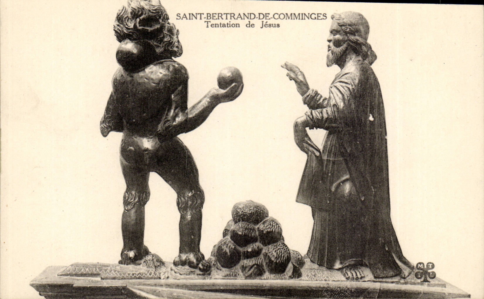 Saint Bertrand de Comminges CPA Temptation of Jesus