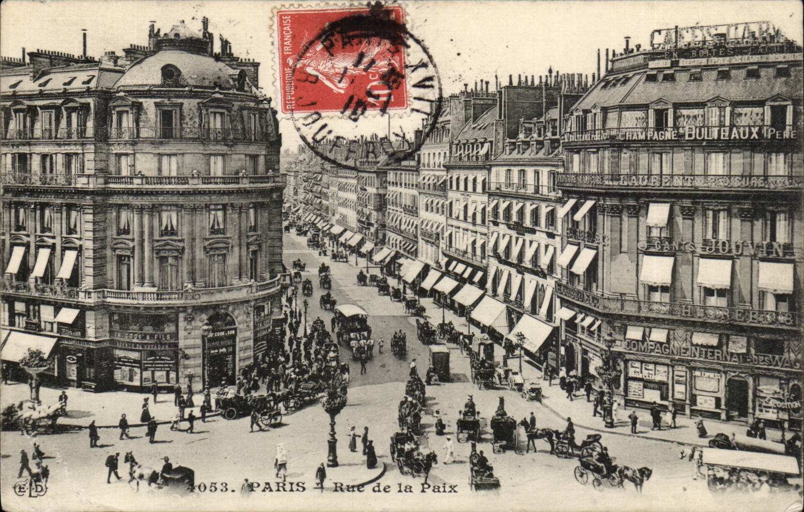 Strasse Paris-CPA des Friedens