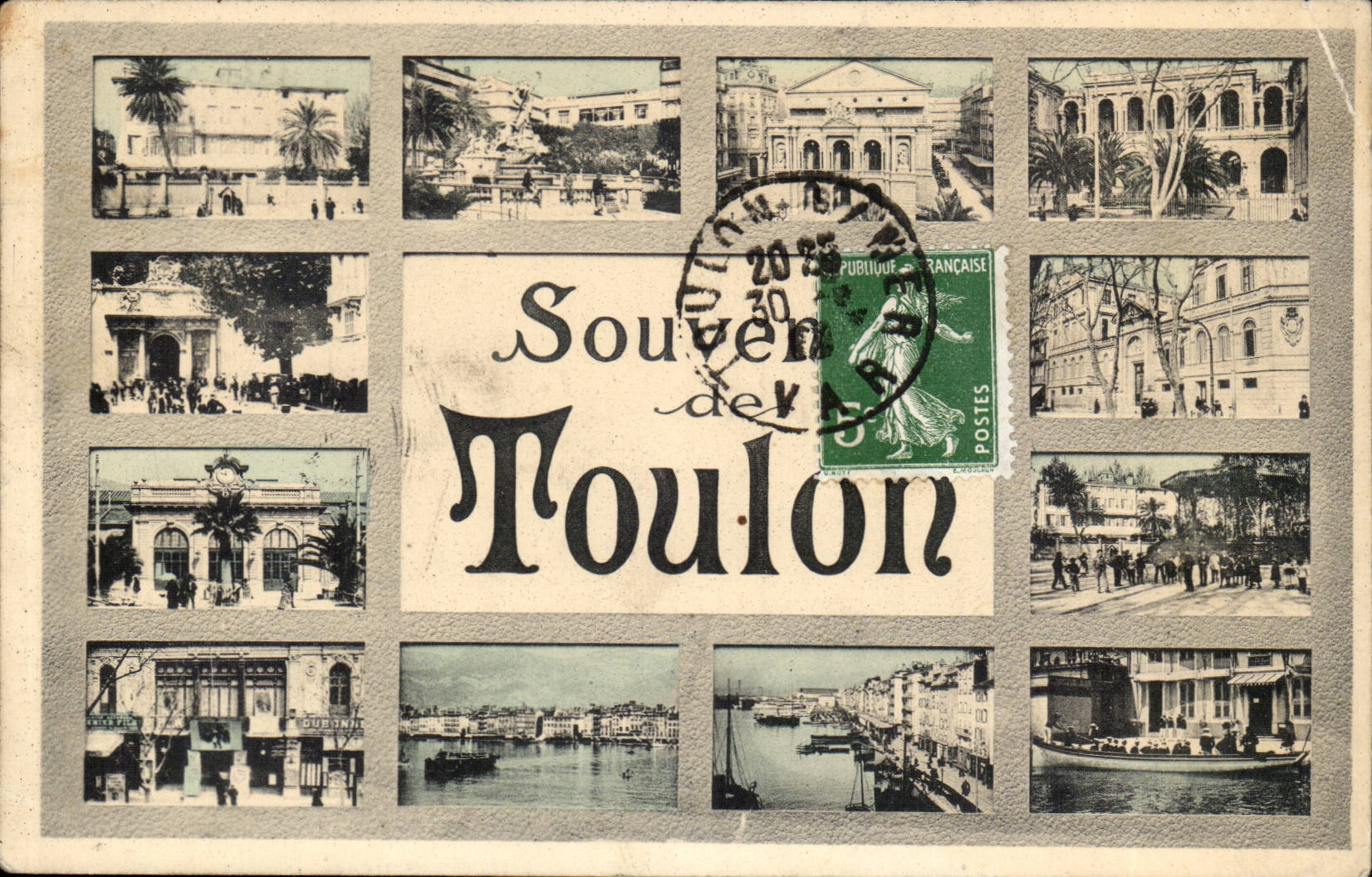 Toulon - Souvenir of Toulon R - CPA