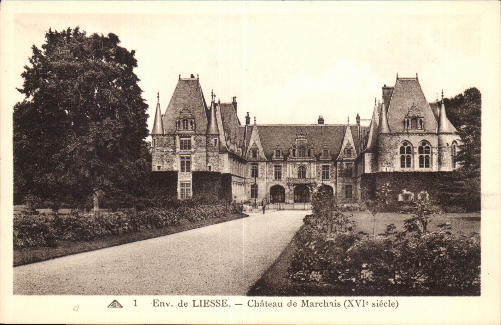 Surroundings of Jubilation CPA Castle of Went (16th)