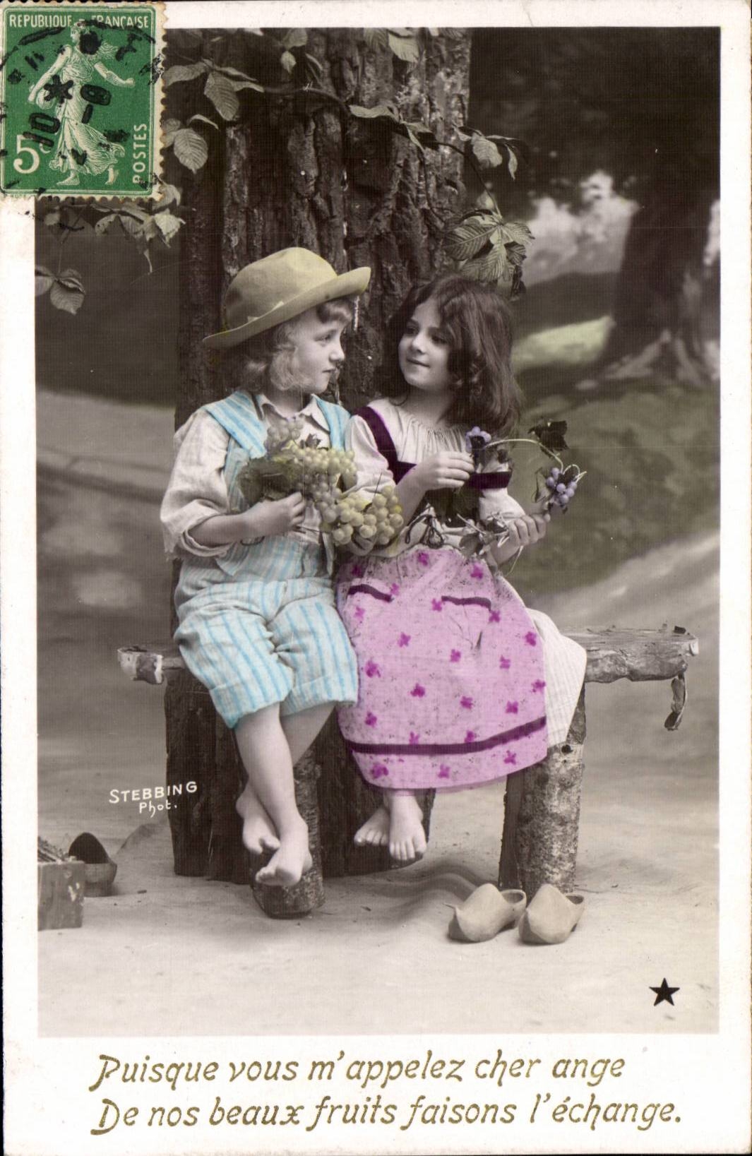 CPA Fantasy Puiqsue you call me dear angel of our beautiful fruits make (children)