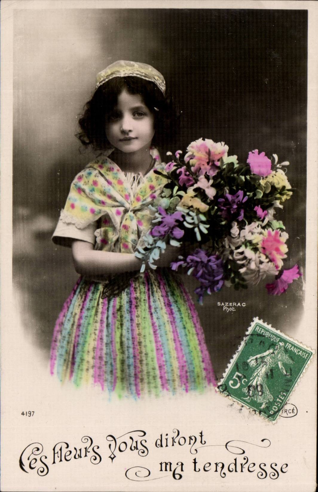 CPA Fantasy Child These flowers will tell you my tenderness