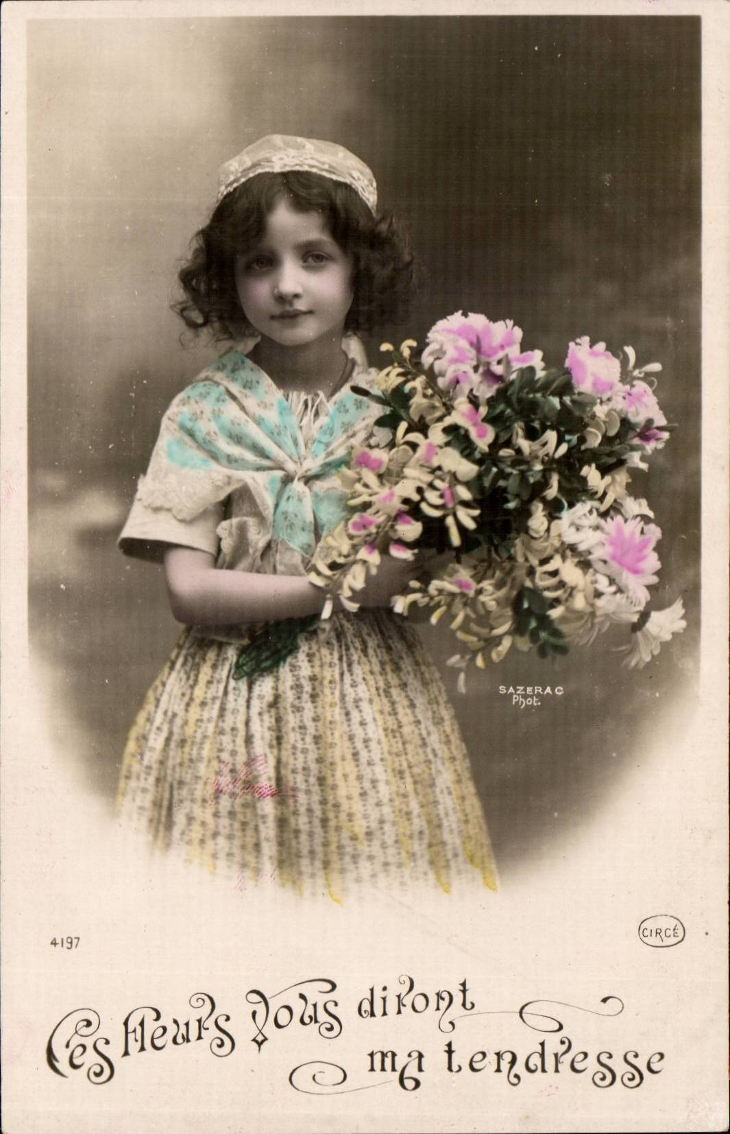 CPA Fantasy Child These flowers will tell you my tenderness