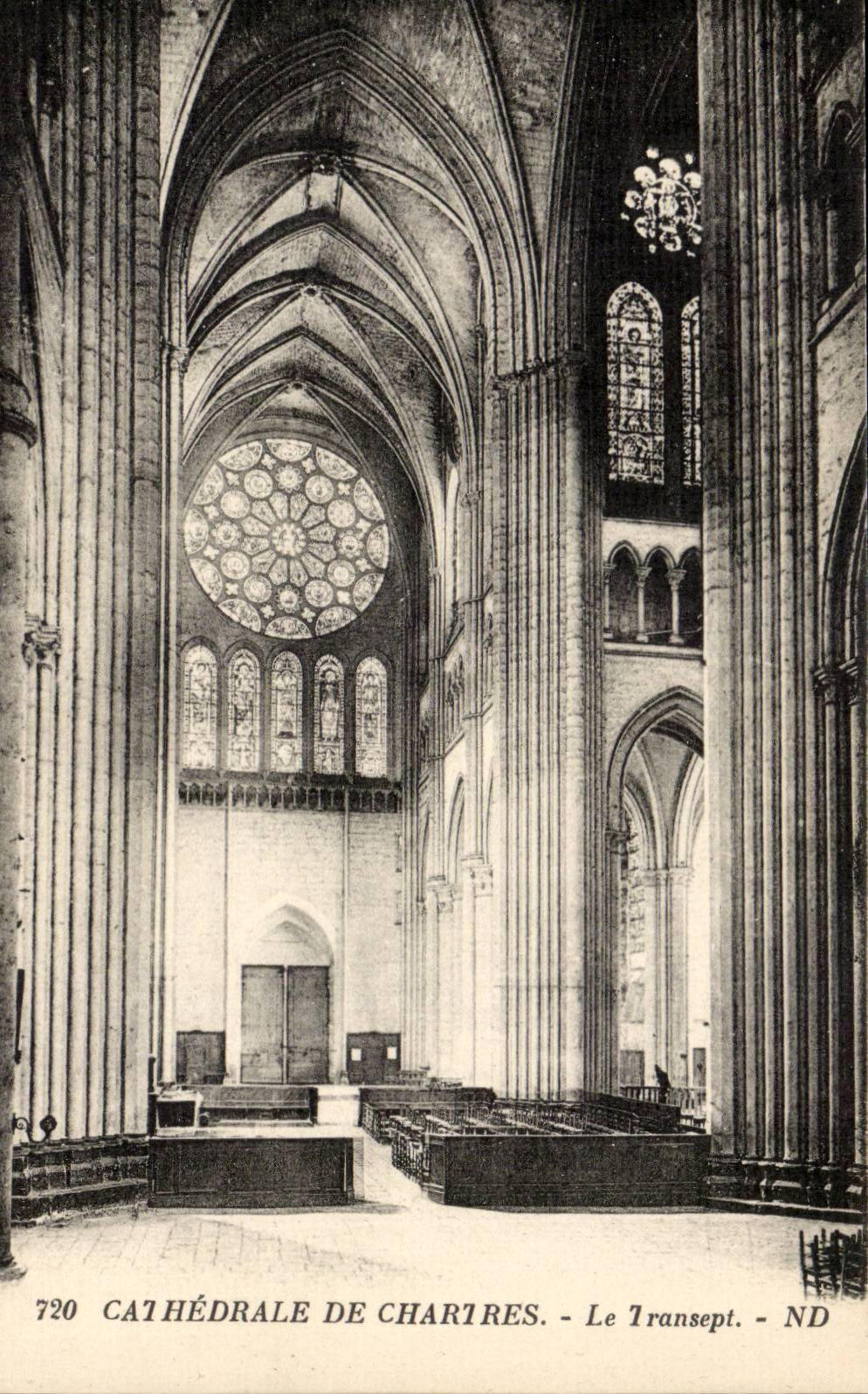 Chartres CPA Cathedral the transept